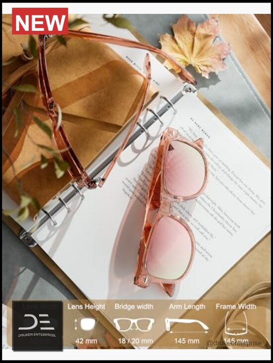 Polarized Square Sunglasses UV400 Protection Classic Full Frame main image 7